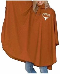 Storm Duds Texas Longhorns Heavy Weight Adult Adjustable Hood PVC Rain Poncho