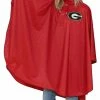 Storm Duds Georgia Bulldogs Heavy Weight Adult Adjustable Hood Rain Poncho – Red