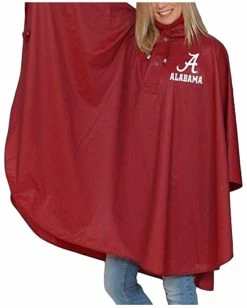 Storm Duds Alabama Crimson Tide Heavy Weight Adult Adjustable Hood Rain Poncho