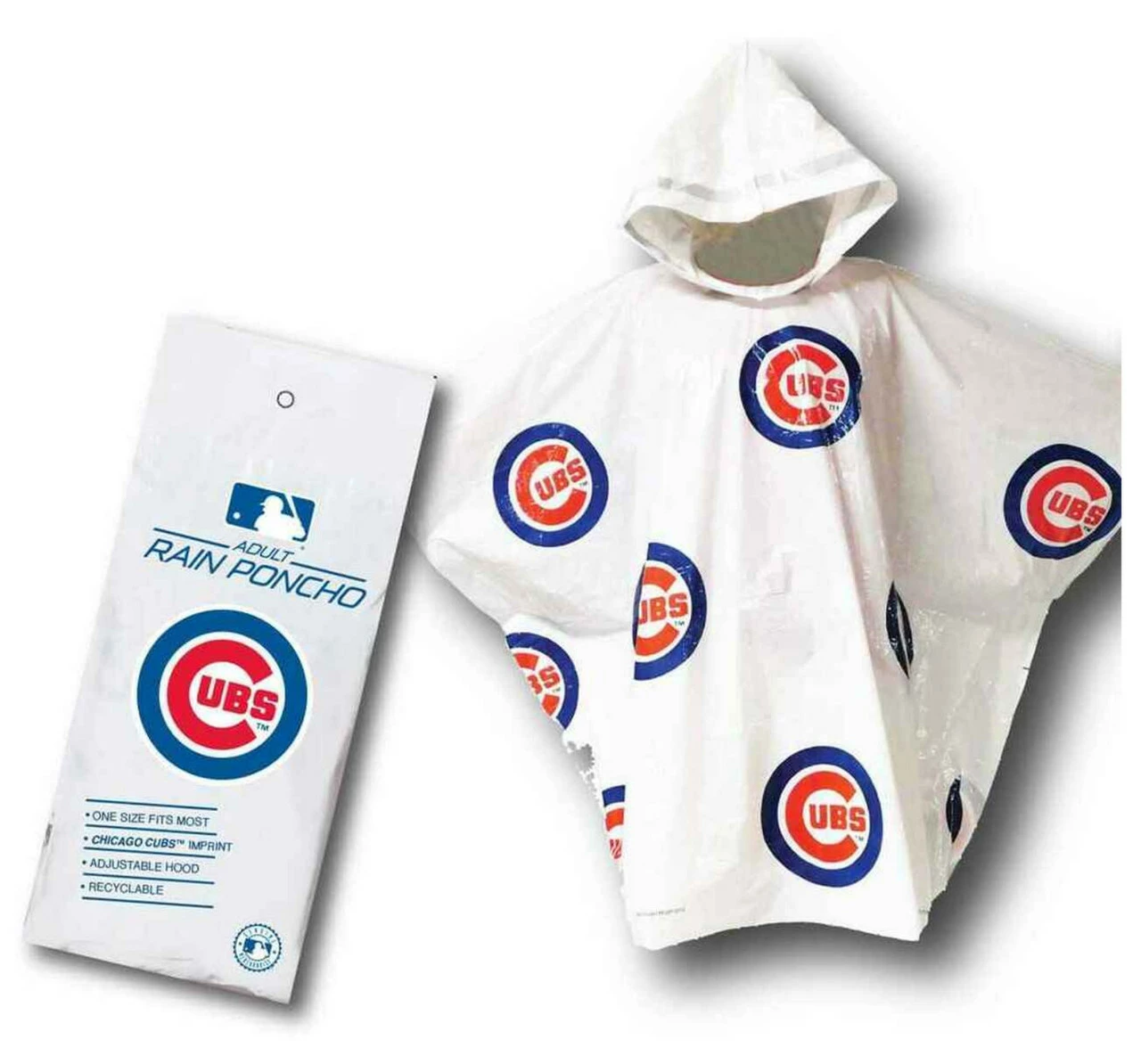Storm Duds Chicago Cubs Lightweight Stadium Adult Adjustable Hood Rain Poncho 1 Storm Duds Chicago Cubs Lightweight Stadium Adult Adjustable Hood Rain Poncho