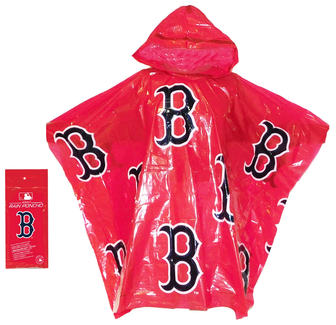Storm Duds Boston Red Sox Lightweight Stadium Adult Adjustable Hood Rain Poncho 1 Storm Duds Boston Red Sox Lightweight Stadium Adult Adjustable Hood Rain Poncho