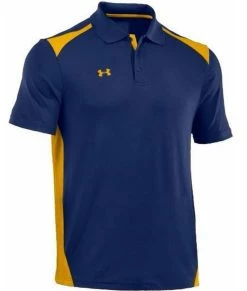 Under Armour Men's Team Colorblock Polo Golf Shirt, 1243082 -Baseball Caps & Hats Shop 1243082 411 10 60745.1678884331.1280.1280