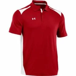 Under Armour Men's Team Colorblock Polo Golf Shirt, 1243082 -Baseball Caps & Hats Shop 1243082 600 1 96260.1678884330.1280.1280