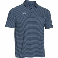 Under Armour Men's Clubhouse Striped Polo Golf Shirt, Assorted Colors 1270402 -Baseball Caps & Hats Shop 1270402 400 1 94897.1678913267.1280.1280