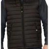 Jack Daniel's Old No.7 Brand Tennessee Whiskey Logo Puffer Vest - Black