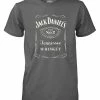 Jack Daniels Men's Classic No. 7 Short Sleeve Tee Charcoal Gray 15261400JD-79