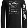 Jack Daniels Men's JD Logo Quality And Craftsmanship Since 1866 T-Shirt – Black