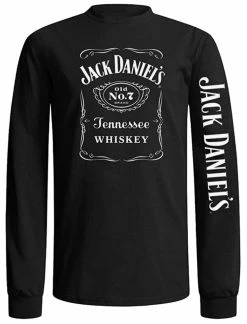 Jack Daniels Men's JD Logo Quality And Craftsmanship Since 1866 T-Shirt – Black