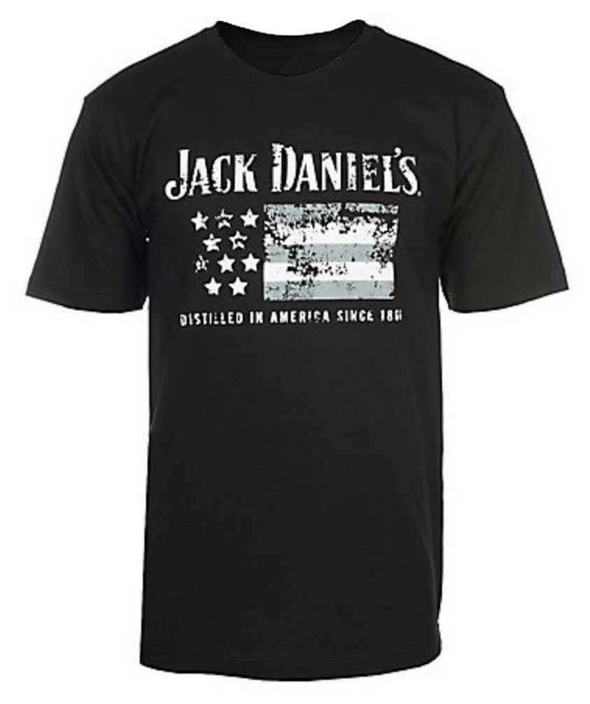Jack Daniels Men's Distressed Flag T-Shirt Tee Whiskey Since 1866 15261452JD-89 1 Jack Daniels Men's Distressed Flag T-Shirt Tee Whiskey Since 1866 15261452JD-89