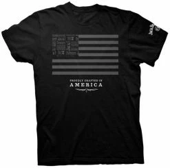 Jack Daniels Men's SS Jack And Stripes Short Sleeve T-Shirt 15261453JD-89