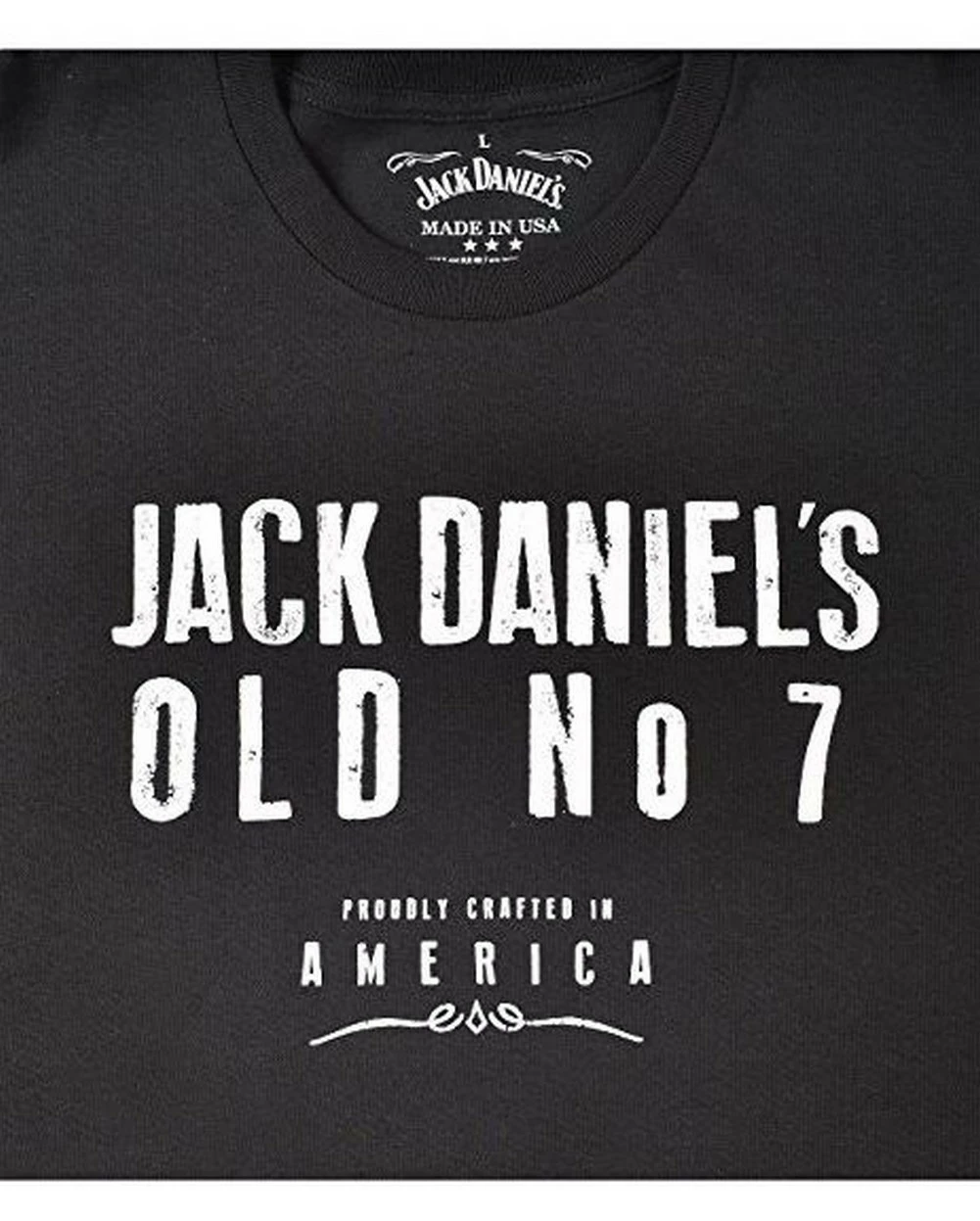 Jack Daniels Men's JD Old #7 Logo T-Shirt Tee Short Sleeve Black 15261461JD-89 2 Jack Daniels Men's JD Old #7 Logo T-Shirt Tee Short Sleeve Black 15261461JD-89 - Image 2