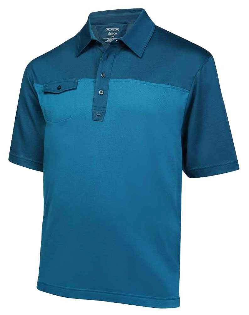 Ogio Men's Barclay Golf Polo Shirt Moisture Wick UV Protect 2 Colors 1603 1 Ogio Men's Barclay Golf Polo Shirt Moisture Wick UV Protect 2 Colors 1603
