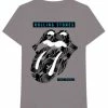 Rolling Stones Steel Wheels Band Tour Tongue Logo Adult Tee Rock N Roll 31270909