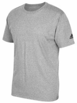 Adidas Men's Adult Short Sleeve Logo T-Shirt Tee 100% Cotton Color Choice 3720A -Baseball Caps & Hats Shop 3720 gray 1 01164.1675287755.1280.1280