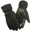 Northstar Unisex Fleece Thinsulate Gloves With Waterproof Bladder, Black. 501BK