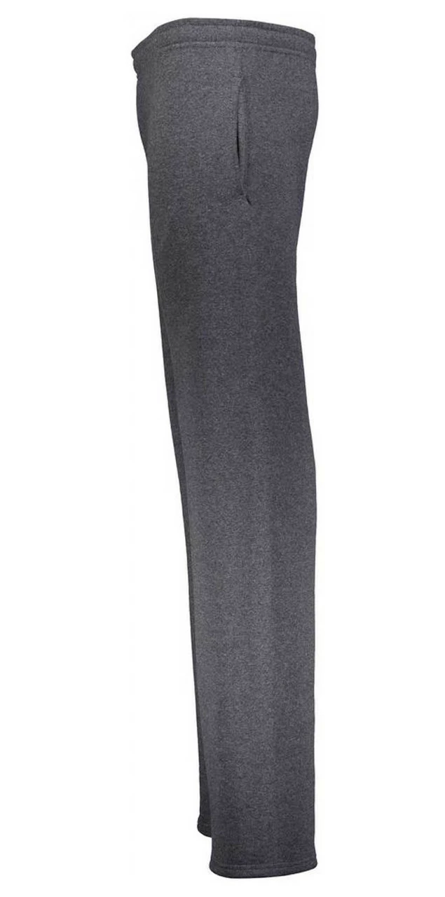 Russell Athletic Men's Dri-Power Open Bottom Pocket Sweatpants - Black Heather 2 Russell Athletic Men's Dri-Power Open Bottom Pocket Sweatpants - Black Heather - Image 2