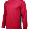 Nike Men's Team Knockout Pullover Crew Shirt Sweatshirt Long Sleeve Scarlet Red