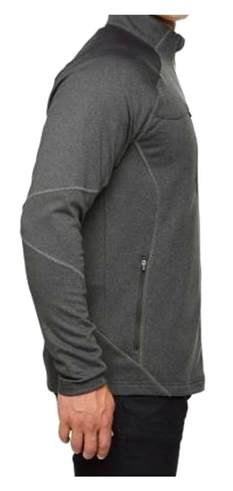 USA Hockey Men's Zip Gravity Performance Fleece Jacket Athletic Sweatshirt Gray 3 USA Hockey Men's Zip Gravity Performance Fleece Jacket Athletic Sweatshirt Gray - Image 3