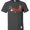 Majestic Mens MLB Boston Red Sox Distinction Tee T-Shirt S/S Baseball Charcoal
