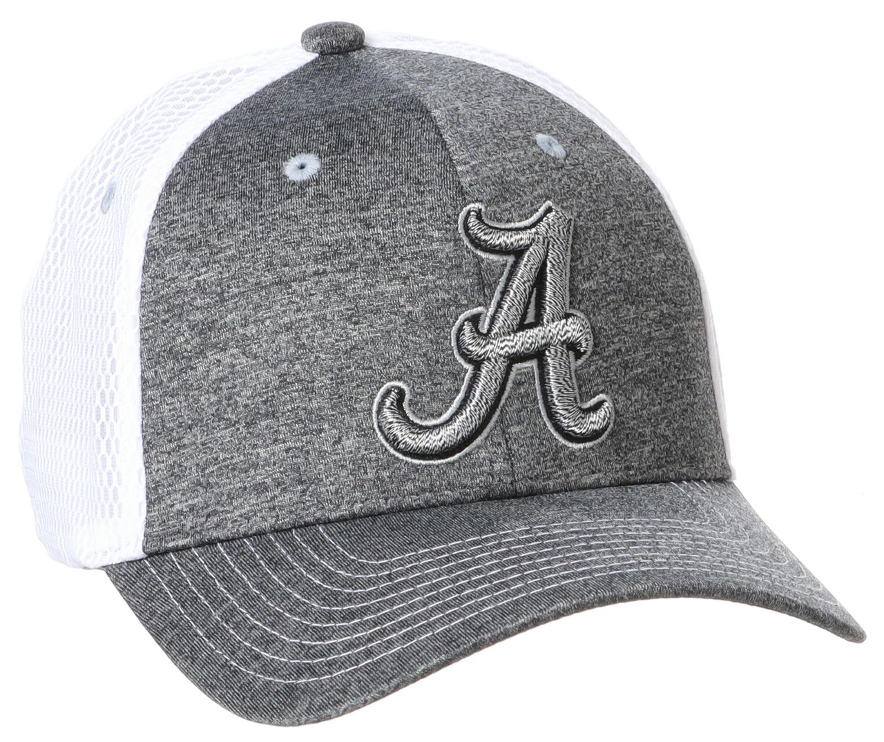 Zephyr University Of Alabama Sugarloaf �A� Logo Heather Gray/White Baseball Cap 3 Zephyr University Of Alabama Sugarloaf �A� Logo Heather Gray/White Baseball Cap - Image 3