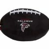 Pets First Atlanta Falcons Tough Nylon Rope & Squeaker Football Dog Toy - Black