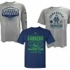 Adidas Men's NHL Vancouver Canucks Hockey (3 Pack) 1 L/S, 2 S/S Tees T-Shirt (M)