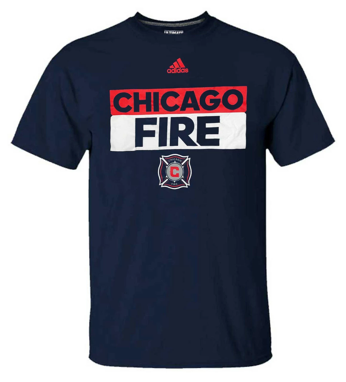 Adidas Men's MLS Chicago Fire (2 Pack) Soccer Jersey & S/S Tee T-Shirt (M) 3 Adidas Men's MLS Chicago Fire (2 Pack) Soccer Jersey & S/S Tee T-Shirt (M) - Image 3