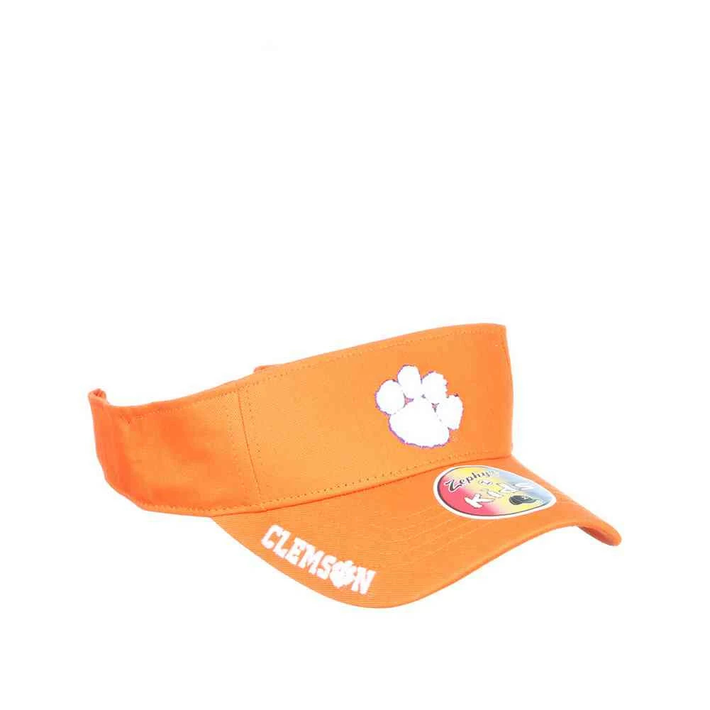Zephyr Clemson University Birdie Visor Hat Cap South Carolina Tigers Adjustable 2 Zephyr Clemson University Birdie Visor Hat Cap South Carolina Tigers Adjustable - Image 2