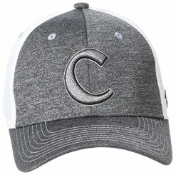 Zephyr Clemson University Sugarloaf �Paw� Logo Heather Gray And White Cap -Baseball Caps & Hats Shop clmbhx0010 3 23144.1667488160.1280.1280