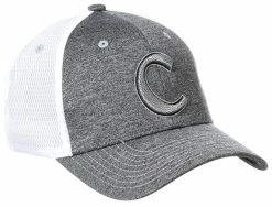 Zephyr Clemson University Sugarloaf �Paw� Logo Heather Gray And White Cap -Baseball Caps & Hats Shop clmbhx0010 4 68845.1667488160.1280.1280