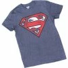 Superman Mens Shield Logo T-Shirt Tee Shirt Super Hero DC Comics DCSUPERMAN-NAVY