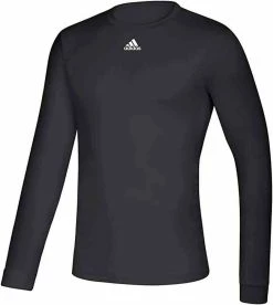 Adidas Creator Long Sleeve Tee Shirt Climalite TShirt Black EK0123