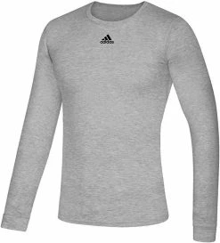 Adidas Creator Long Sleeve Tee Shirt Climalite TShirt Gray EK0130
