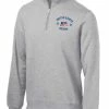 USA Hockey Men's 1/4 Zip Performance Pullover Athletic Sweatshirt Top Shirt Gray