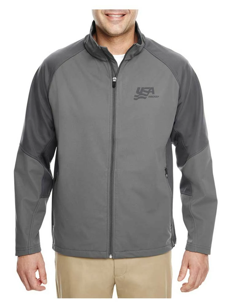USA Hockey Mens Full Zip Performance Athletic Jacket Coat Two Tone Color Choice 2 USA Hockey Mens Full Zip Performance Athletic Jacket Coat Two Tone Color Choice - Image 2
