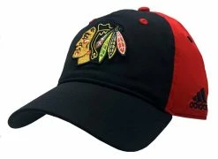 Adidas Men's Chicago Blackhawks Coach Flex Fit Hat Baseball Cap HNL Hockey Sizes