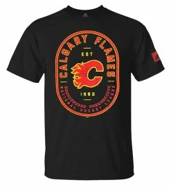 Adidas Men's NHL Calgary Flames Hockey (3 Pack) 2 L/S, 1 S/S Tees T-Shirt (S) -Baseball Caps & Hats Shop flames3 4 51959.1667489901.1280.1280