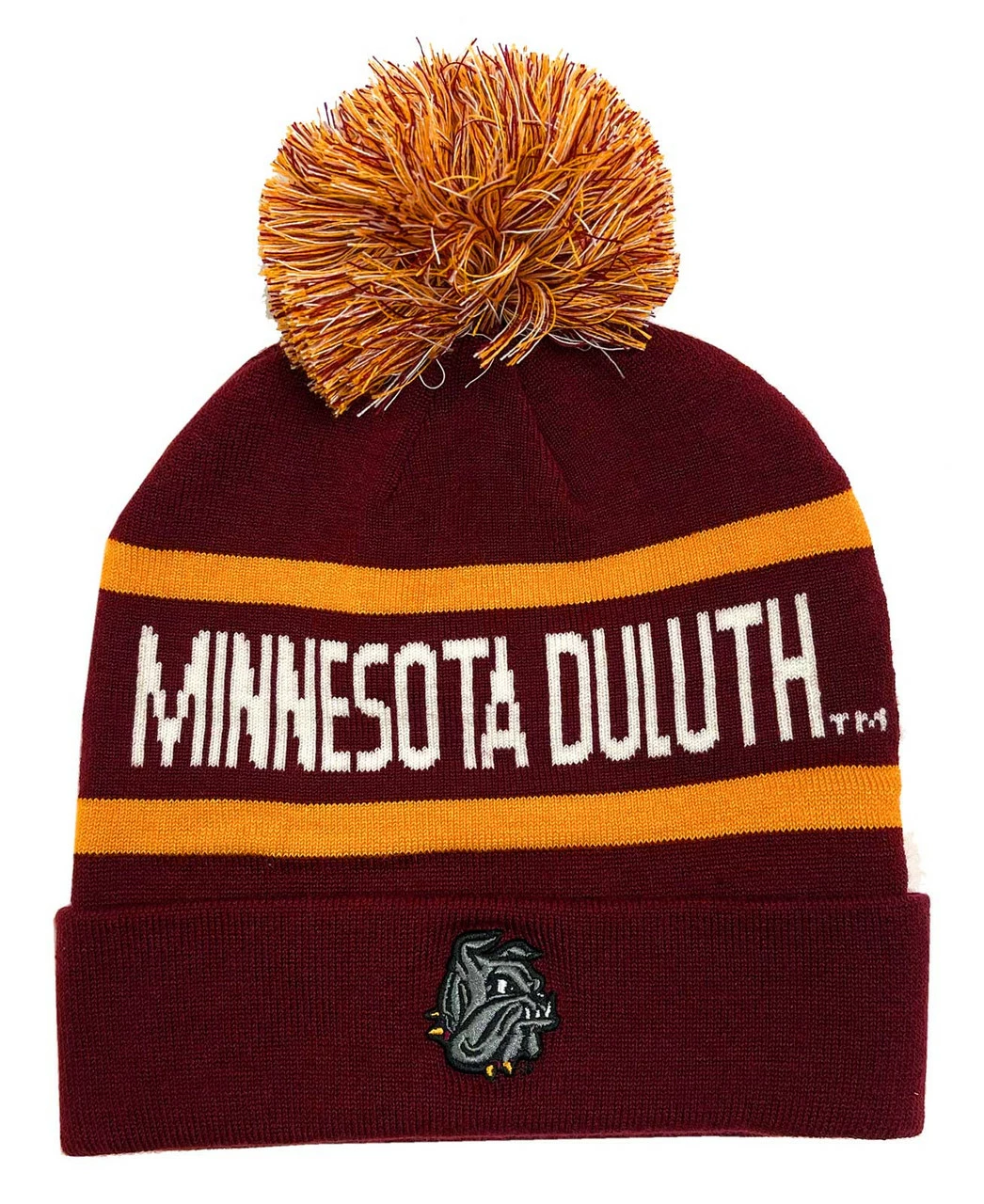 The Game Fine Gauge Knit Hat Pom Cap School Color University Of Minnesota Duluth 1 The Game Fine Gauge Knit Hat Pom Cap School Color University Of Minnesota Duluth