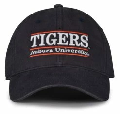 The Game Auburn University Tigers Team Name Bar Design Adjustable Cap � Navy