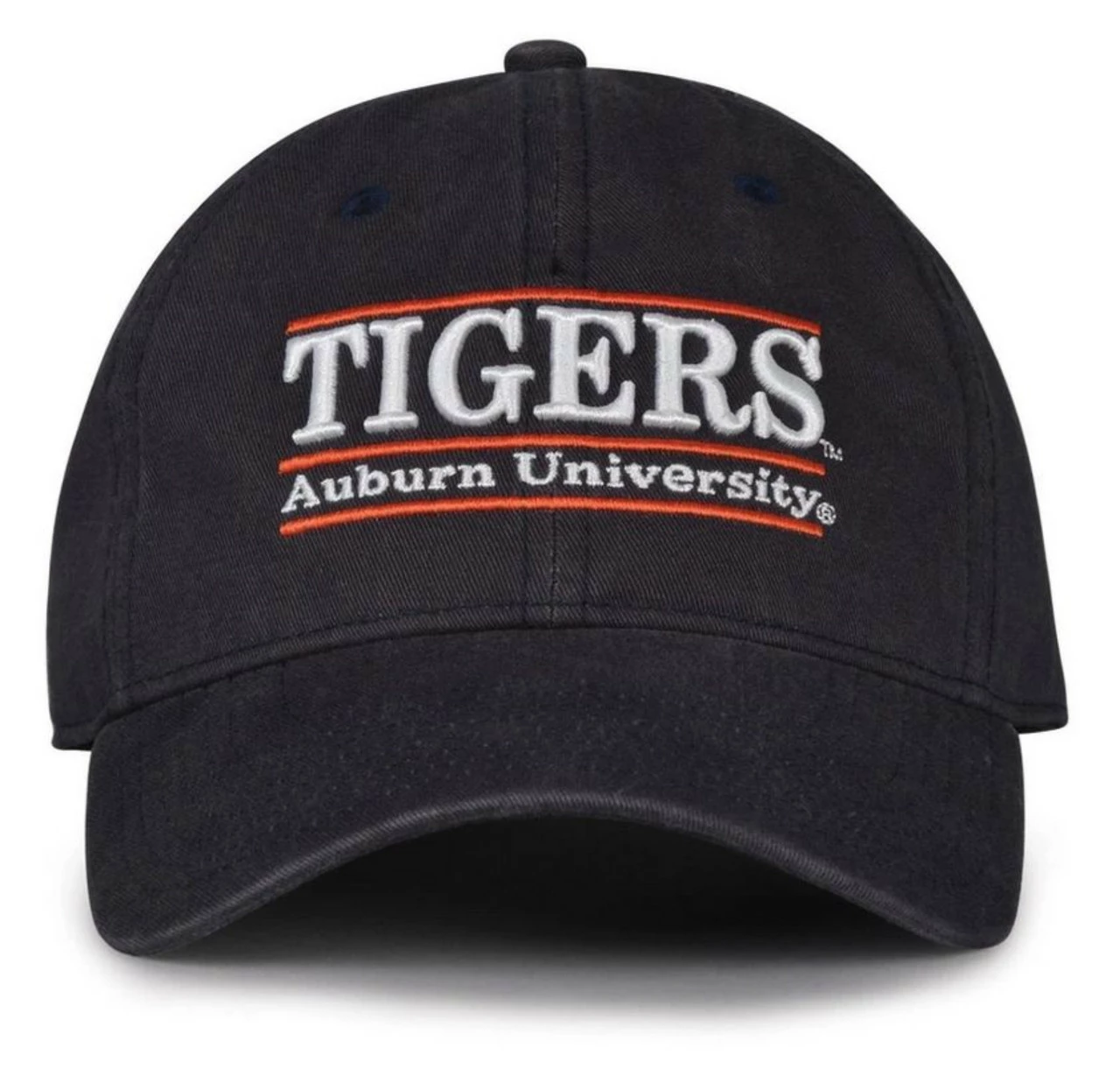 The Game Auburn University Tigers Team Name Bar Design Adjustable Cap � Navy 1 The Game Auburn University Tigers Team Name Bar Design Adjustable Cap � Navy