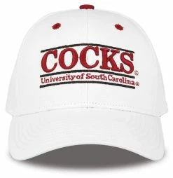 The Game University Of South Carolina Gamecocks 'Cocks' Bar Adjustable Cap-White