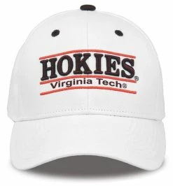 The Game Virginia Tech 'Hokies' Bar Adjustable Snapback Style Cap - White