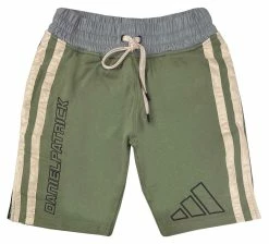 Adidas Men's Daniel Patrick & James Harden 3-Stripes Shorts Legacy Green/Linen