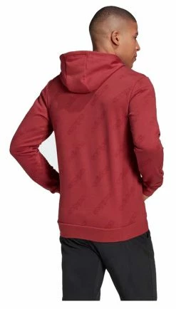 Adidas Men's Favorite Graphic Logo Pullover Hooded Sweatshirt - Legendary Red 6 Adidas Men's Favorite Graphic Logo Pullover Hooded Sweatshirt - Legendary Red -Baseball Caps & Hats Shop gj6599 3 49960.1667488155.1280.1280