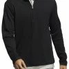 Adidas Men's 3-Stripes Quarter Zip Layering Golf Pullover – Crew Black Melange