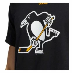 Adidas Men's Pittsburgh Penguins Amplifier Short Sleeve Crew-Neck Tee - Black -Baseball Caps & Hats Shop gn7943 3 05433.1667489070.1280.1280