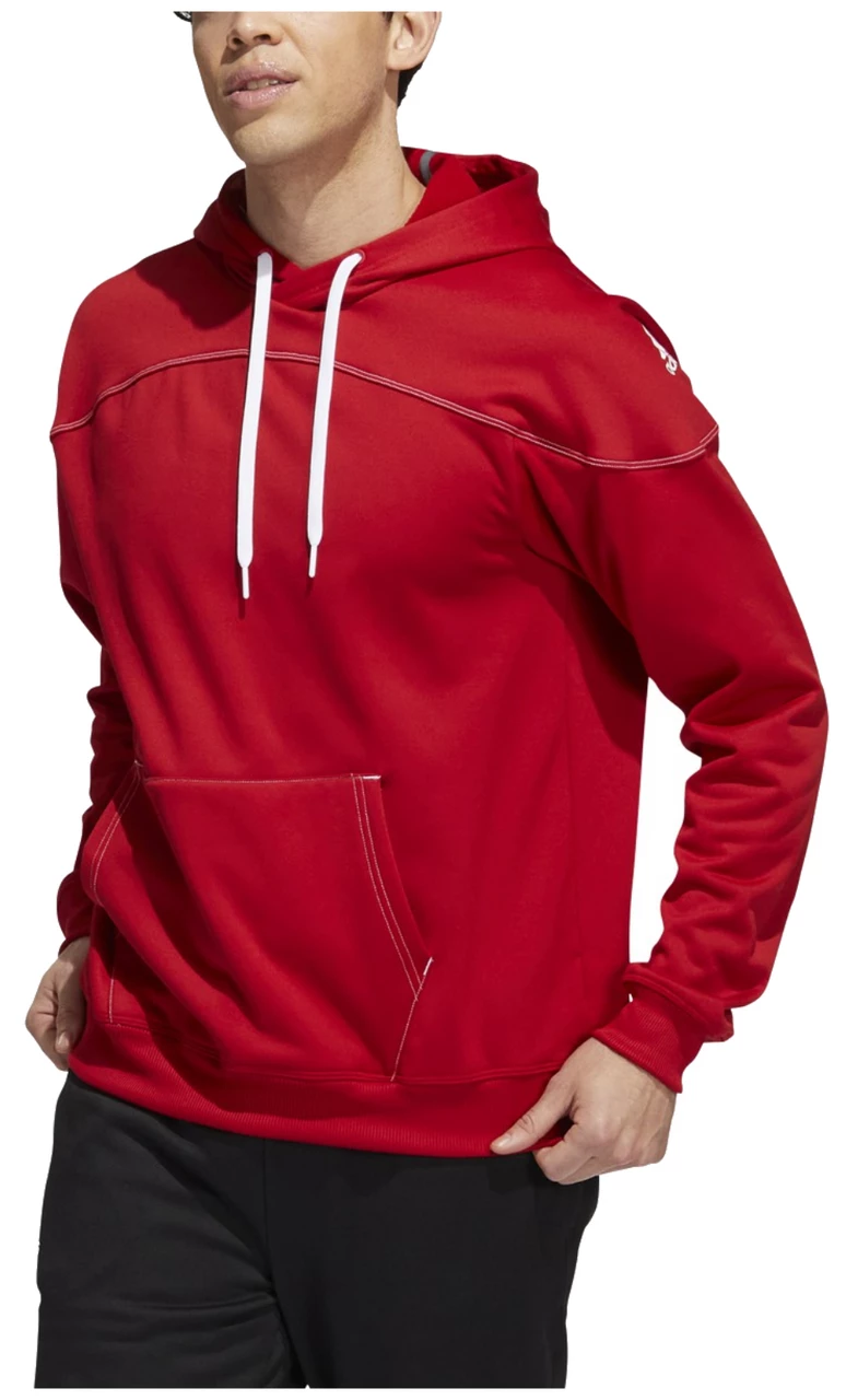 Adidas Men's Stadium Aeroready Fleece Pullover Hoodie – Team Power Red 1 Adidas Men's Stadium Aeroready Fleece Pullover Hoodie – Team Power Red