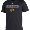 Adidas Men's NHL Chicago Blackhawks Team Color Creator Short Sleeve Tee T-Shirt