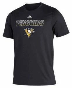 Adidas Men's NHL Pittsburgh Penguins Team Color Creator Short Sleeve Tee T-Shirt