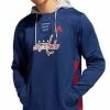 Adidas Men's NHL Washington Capitals Skate Lace Hoodie Hoody Sweatshirt
